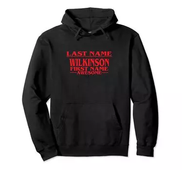 Толстовка с капюшоном Team Wilkinson Surname для дней рождения и семейных встреч