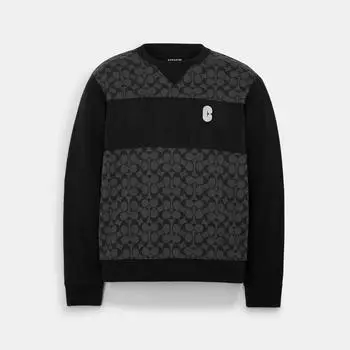 Толстовка с круглым вырезом Coach Signature