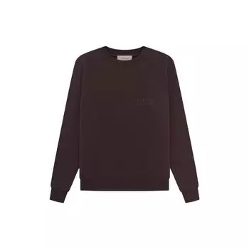 Толстовка с круглым вырезом Fear of God Essentials, сливовые мужские топы, коричневые 192BT222045F XXL