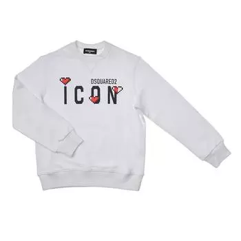 Толстовка с круглым вырезом Icon DQ2033D0-09BDQ Girl 10 AOS белый