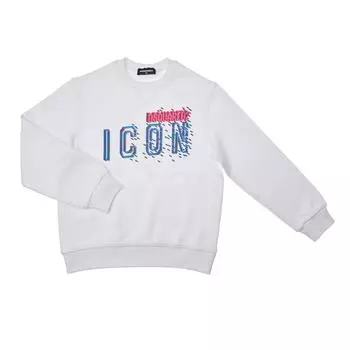 Толстовка с круглым вырезом Relax Icon DQ2031D0-09BDQ для девочек 10 AOS белый