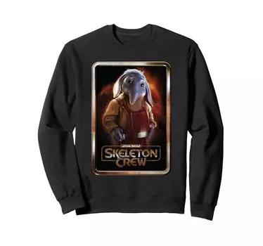 Толстовка с логотипом Star Wars Skeleton Crew Neil Series Disney+ чёрный