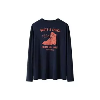 Толстовка Timberland Back Pattern Letter Print Outdoor Crew Neck Casual Sweatshirt Men sweatshirt Navy-Blue A29FC-433 XL