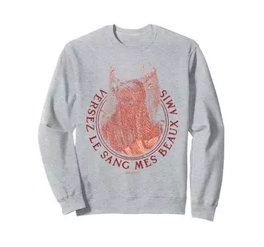 Толстовка Yellowjacket Versez Le Sang Antler Queen Lottie Quote серый