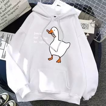 Толстовки с принтом Смешная толстовка с капюшоном Новинка Оверсайз Топы Harajuku Hat Rope Hoodie L бежевый