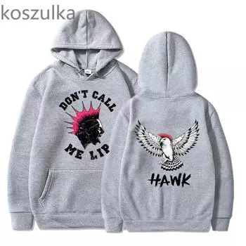 Толстовки унисекс Cobra Kai Merch, женская зимняя уличная одежда унисекс, толстовка с капюшоном с надписью «Ястреб», одежда с длинными рукавами 2XL