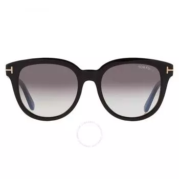 Tom Ford Olivia Дымчатые овальные женские солнцезащитные очки с градиентом FT0914 01B 54