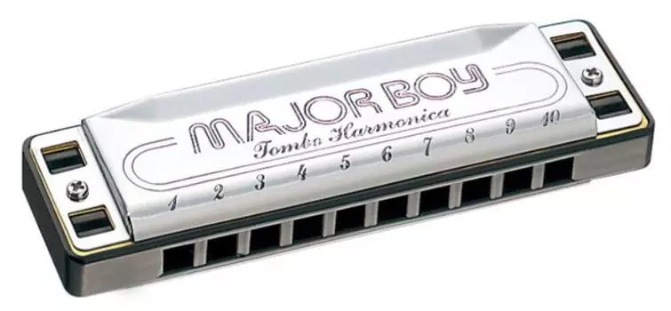 Tombo TOMBO 10 Holes Harmonica Major Boy 1710A