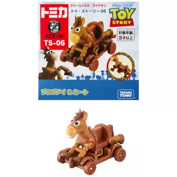 Tomica Dream Tomica Ride On Toy Story TS-06 Bullseye & Cart