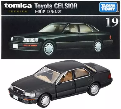 TOMICA TAKARA TOMY Premium 19 Toyota Mini Car Toy Ages Boxed Passes Toy Safety Standards ST Mark Certification TOMICA TAKARA TOMY Tomica Celsior 6+