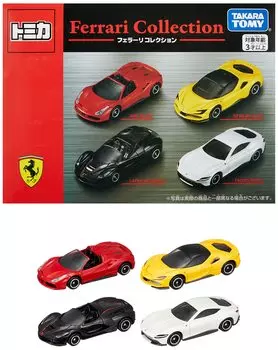 TOMICA TAKARA TOMY Tomica Ferrari Collection Мини-игрушка для детей от 3 лет Соответствует стандартам безопасности игрушек Сертификация ST Mark TOMICA TAKARA TOMY