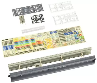 TOMIX N Gauge Island Platform Urban Type Shop Lighted Extension 4278 Железнодорожные принадлежности для моделей