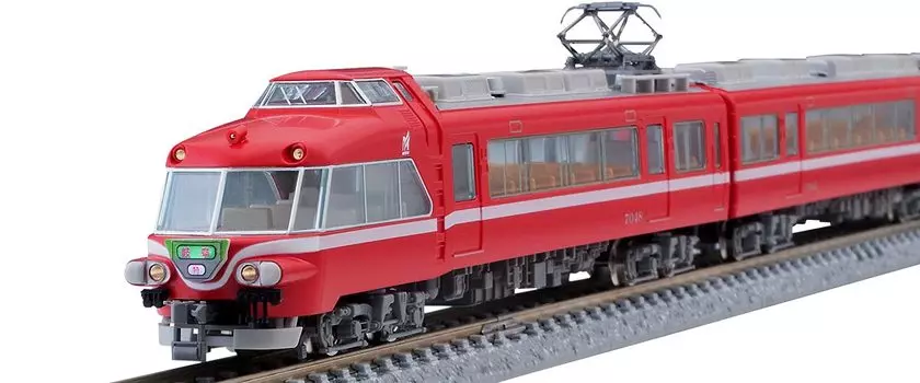 TOMIX N Gauge Meitetsu 7000 Series Panoramic Car 47th Formation White Belt Car Set 4 Cars 98429 Railway Model Train