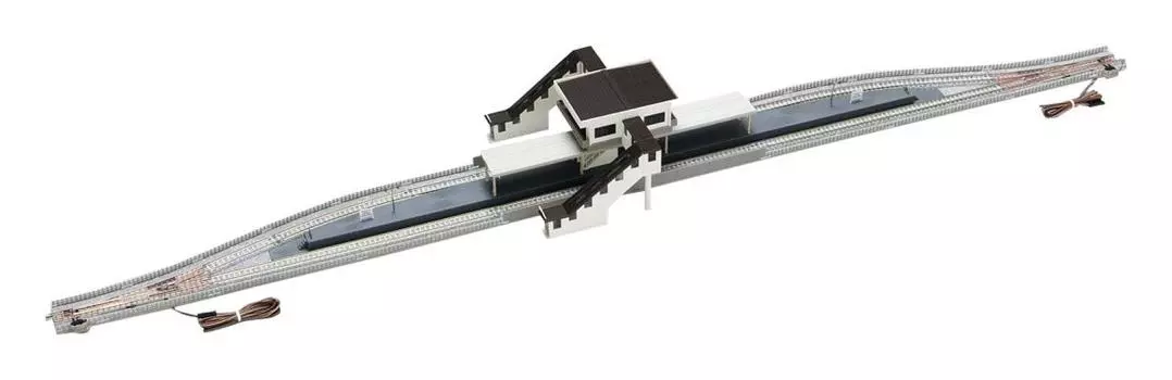 TOMIX N Gauge Wide Rail Side Track Station Set II Rail Pattern CB 91015 Железнодорожные принадлежности для моделей