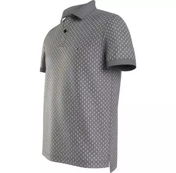 Tommy Hilfiger Micro Print поло с короткими рукавами M
