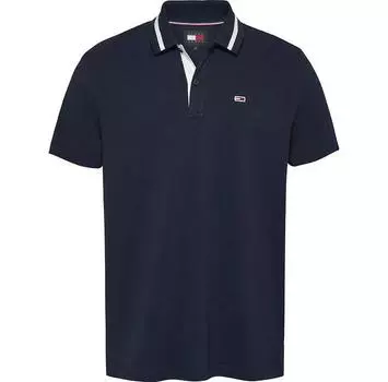 Tommy Jeans Neck Branded Ext поло с короткими рукавами S