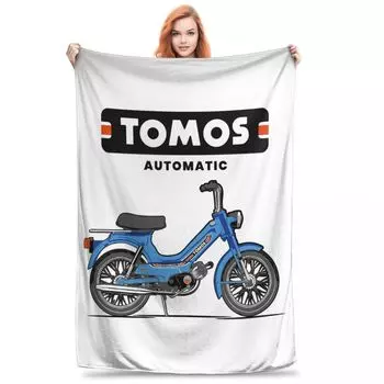 Tomos Automatic - Blue Blankets Fleece Portable Throw Blankets Sofa Throw Blanket For Home Bedroom Travel Throws Bedspread Quilt 30x40in
