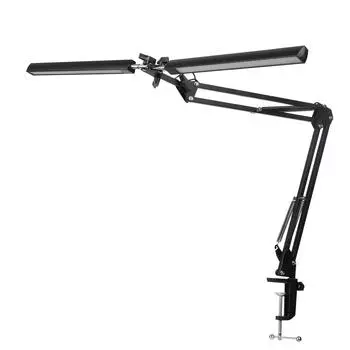 Tomshine D C5V 2A 24W 120LED Настольная лампа с поворотным кронштейном и зажимом Настольная лампа Architect 3 цвета чёрный