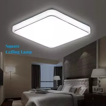 Tomshine Square светодиодный потолочный светильник AC220V белого цвета для кухни, балкона, крыльца, современный панельный светильник, светодиодный потолочный светильник