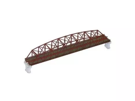 TomyTEC 032212 – Gate Bridge Model Railway Accessories – Difficulty 2 – Red