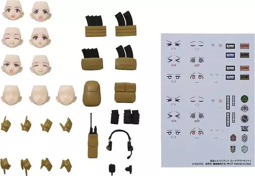 TOMYTEC figmaPLUS Little Armory x Styles Armed JK Variant Loadout Set 1 PVC Painted Option Parts Set