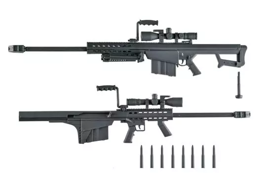 Tomytec GeoColle Combat Weapons Series DCML03 Sniper Set A Немасштабная пластиковая модель 323082 Цвет литья (Серый)