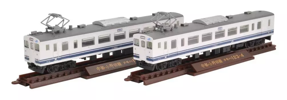 Tomytec GeoColle Railway Collection Iron Collection JR123 Series Line Set Diorama Supplies First Order Limited Ube/Onoda 2-Car (Manufacturer s