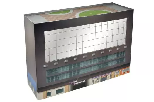 TOMYTEC Paper Structure P02 Station Building Diorama Supplies Eco-Rakuture