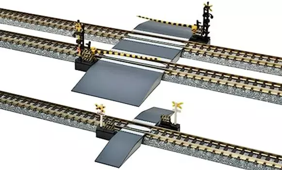 TOMYTEC Scenery Collection Scenery Accessories 114-3 Railroad Crossing C3 Diorama Supplies