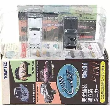 Tomytec The Car Collection Memories of the Street Corner Edition Toyopet Crown 2 Types Set Single Item [3A] 1/150 Vol.11 Police/Black