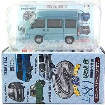 Tomytec The Car Collection Subaru Samburvan Blue Single Item [2] 1/80 Vol.6