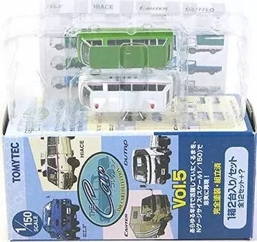 Tomytec The Car Collection Toyota Hiace Ambulance Commuter Green Single Item [2C] 1/150 Vol.5 +