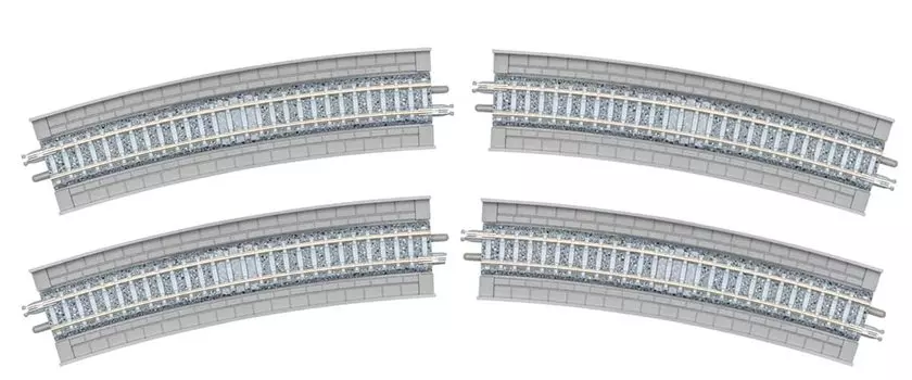TOMYTEC TOMIX N Gauge PC Rail с виадуком Набор из 4 шт. 1876 принадлежности для моделей железных дорог HC541-15-PC (F)