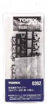 TOMYTEC TOMIX N Gauge Tight TN Coupler 12 шт. Совместимость с M Coupler Black 0392 Железнодорожные модели, расходные материалы, автономные