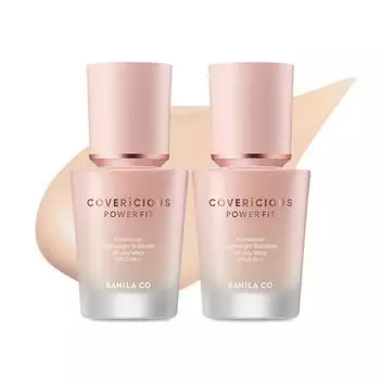 Тональная основа Banila Co Covericious Power Fit Foundation 30 мл, 21 розовый, 2 шт.
