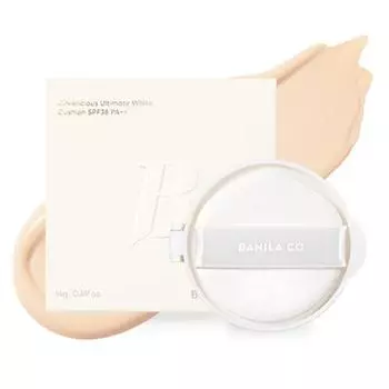 Тональная основа Banila Co Covericious Ultimate White Cushion, сменный блок 14 г, 19 светлых оттенков, 1 шт.