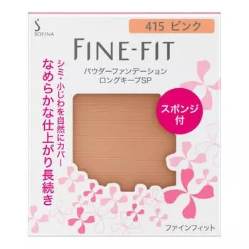 Тональная основа Fine Fit Powder Foundation Long Keep Sp 415 Pink [Пудровая основа]
