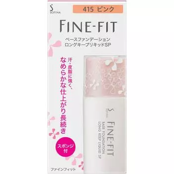 Тональная основа Finefit Sofina Finefit Base Foundation Long Keep Liquid Sp 415 Pink 26 мл