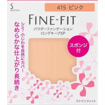 Тональная основа Finefit Sofina Finefit Powder Foundation Long Keep Sp 415 Pink 7,5 г