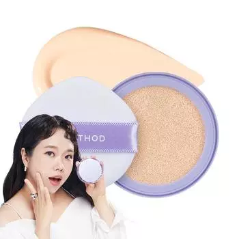 Тональная основа MerrySod Lil Cover Proof Cushion, сменный блок 11 г, натуральный бежевый, 1 шт.