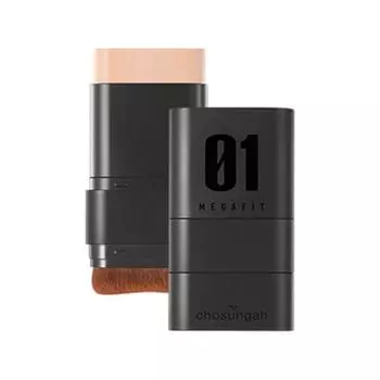 Тональная основа-стик Cho Sungah Mega Fit Stick SPF50+/PA++++, 01 Natural Ivory, 1 шт.