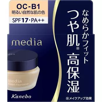 Тональный крем Kanebo Media Cream Foundation N OCB1 25 г. Макияж кожи После подготовки кожи с помощью основы под макияж нанесите небольшое количество средства от центра к краям.