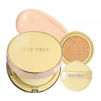 Тональный крем-кушон Velybly Aura Honey Glow 15 г + сменный блок 15 г, нет. 21 Light, 30 г, 1 набор