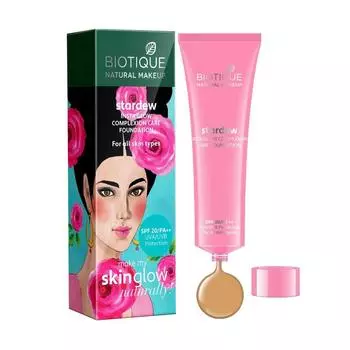 Тональный крем с SPF 20: оттенок Карамель (30 мл), Stardew Insta Glow Complexion Care Foundation SPF 20 Caramel, Biotique