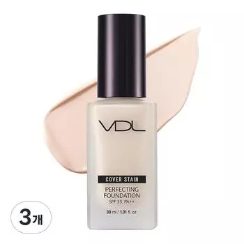 Тональный крем VDL Cover Stain Perfecting Foundation 30 мл, A01, 3 шт.