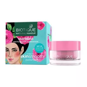 Тональный матовый мусс: оттенок Карамельный мокко (15 мл), Starburst Matte Mousse Foundation Caramel Mocha, Biotique