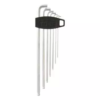 TONE BL700S Short Neck Long Ball Point Wrench 7 Pieces L-Shaped Set,