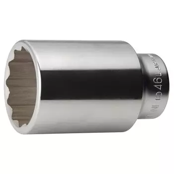 TONE Deep Socket Drive Angle Width across Flats 46mm (12 Square) 6D-46L 19.0mm (3/4 )