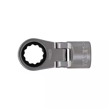 Tone Flex Ratchet Open End 12mm Plated HP3RM-12F Socket, 9.5mm (3/8 ) Drive, Width,