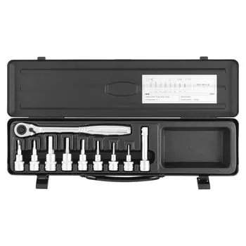 TONE Hexagon Socket Wrench Set 10 Pieces (Black) H3082BK, 9.5mm (3/8 ) Drive, чёрный